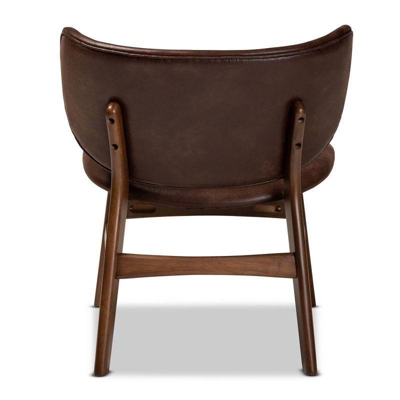 Faux Leather Side Chair