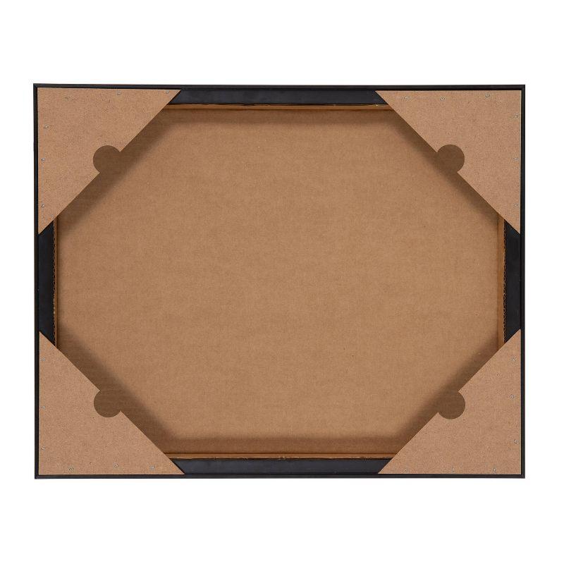 23" x 33" Sylvie Marsh Grass No 1 Framed Canvas by Crystal Lynn Collins White - Kate & Laurel All Things Decor