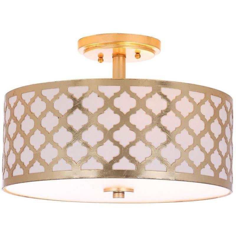 Kora Quatrefoil 3 Light 15 Inch Dia Flush Mount  - Safavieh