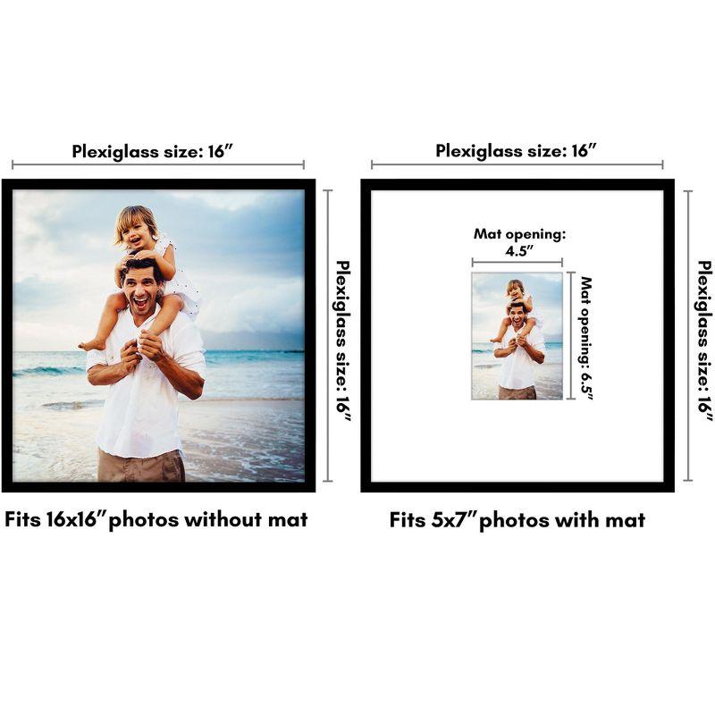 Americanflat Americanflat Picture Frame with Oversized Mat