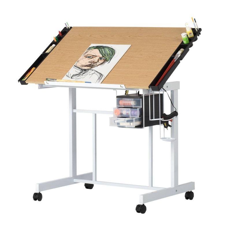 Crabtree 41'' Deluxe Craft Station, Adjustable Drafting and Hobby Table