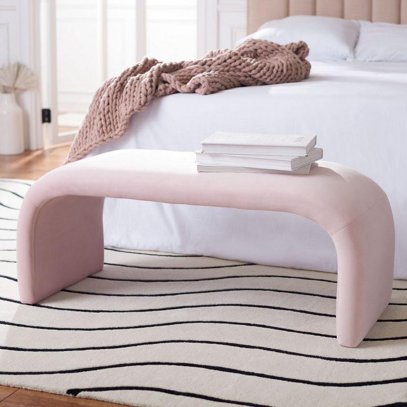 Tenko Bench - Light Pink - Safavieh