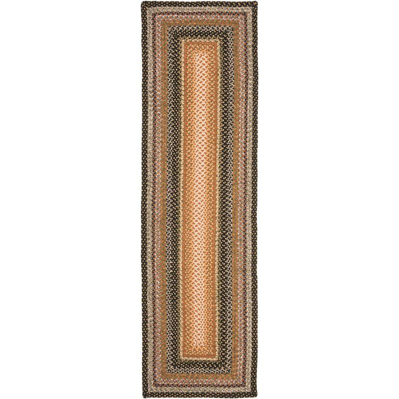 Braided BRD308 Hand Woven Runner Rug - Multi - 2'3"x12' - Safavieh.