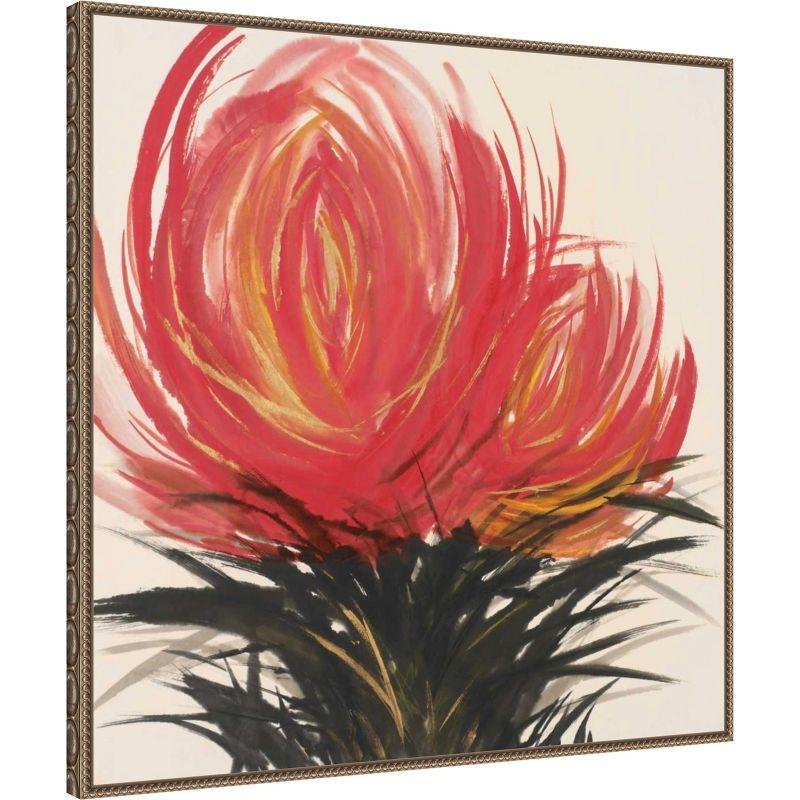 Amanti Art Clover II by Llc Urban Pearl Collection Framed Canvas Wall Art