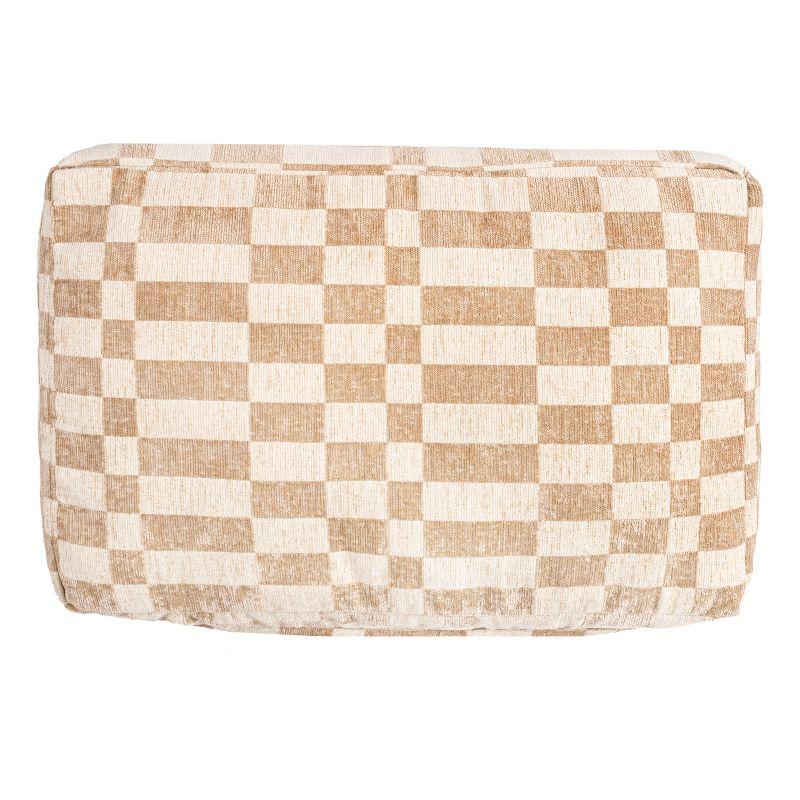 The Licker Store Mabel Designer Modern Ultra Soft Reversible Plush Rectangular Pet Bed with Washable Cover