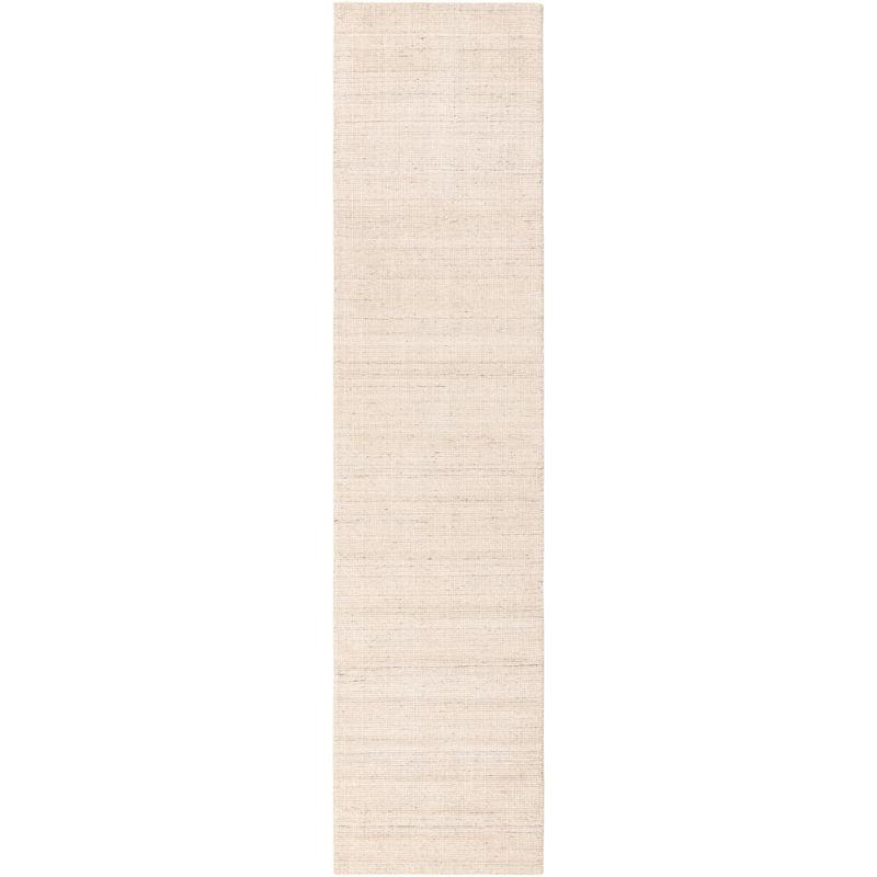 Vanilla Bean Hand-Knotted Wool Runner Rug, Easy Care