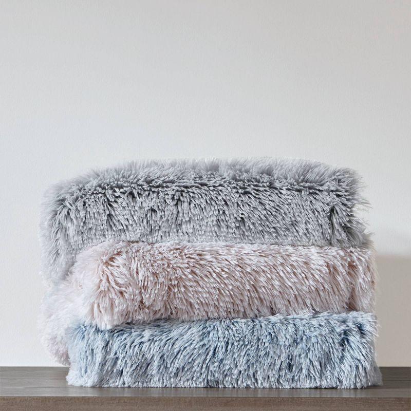 50"x60" Maddie Shaggy Faux Fur Throw Blanket - Intelligent Design