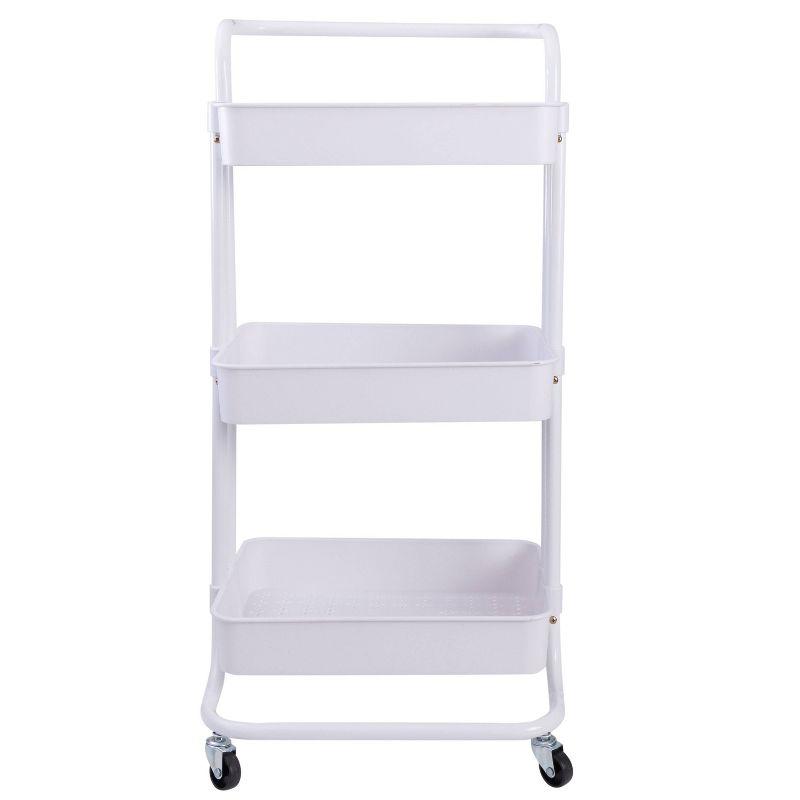 Organize It All Organize It All 3 Tier Rolling Basket Cart