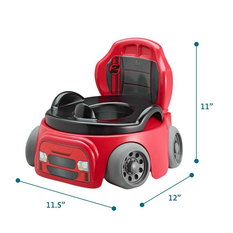 The First Years Training Wheels Racer Potty Chair and Toddler Toilet Seat