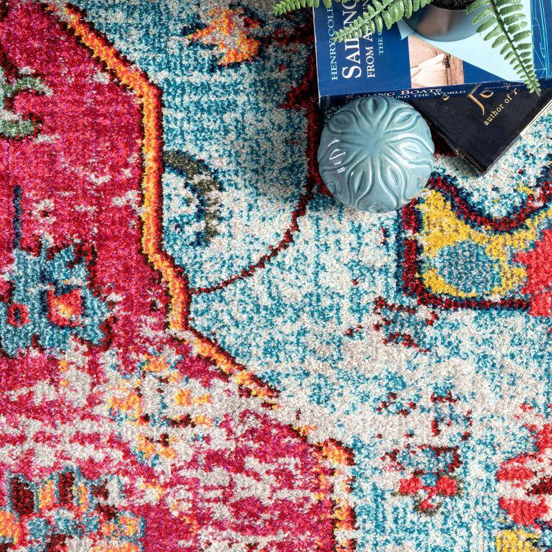 3'x5' Vintage Corbett Area Rug Pink - nuLOOM