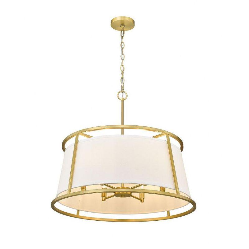 Z-Lite Lenyx 6 - Light Chandelier in  Rubbed Brass