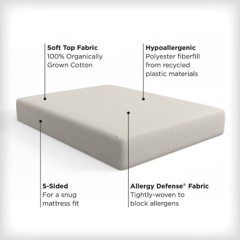 AllerEase Naturals Mattress Pad