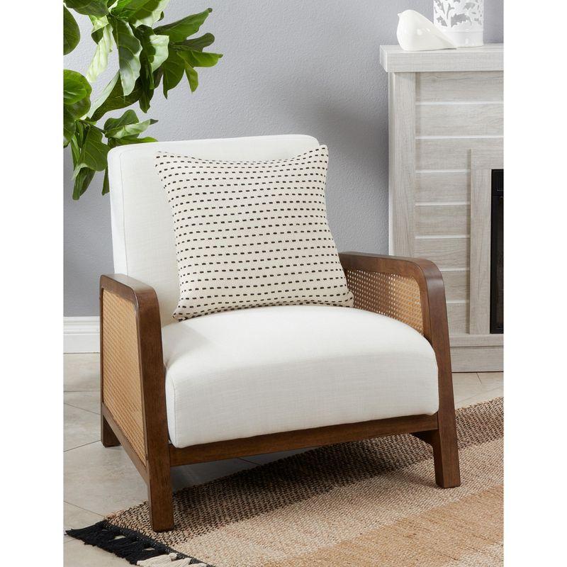 Saro Macklin Collection Cotton Throw Pillow