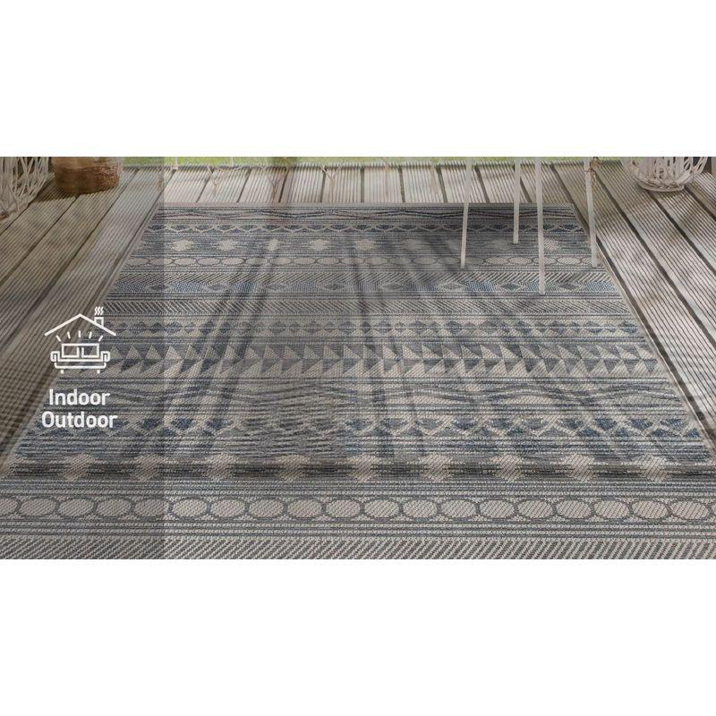 World Rug Gallery Modern Bohemian Global Indoor/Outdoor Area Rug