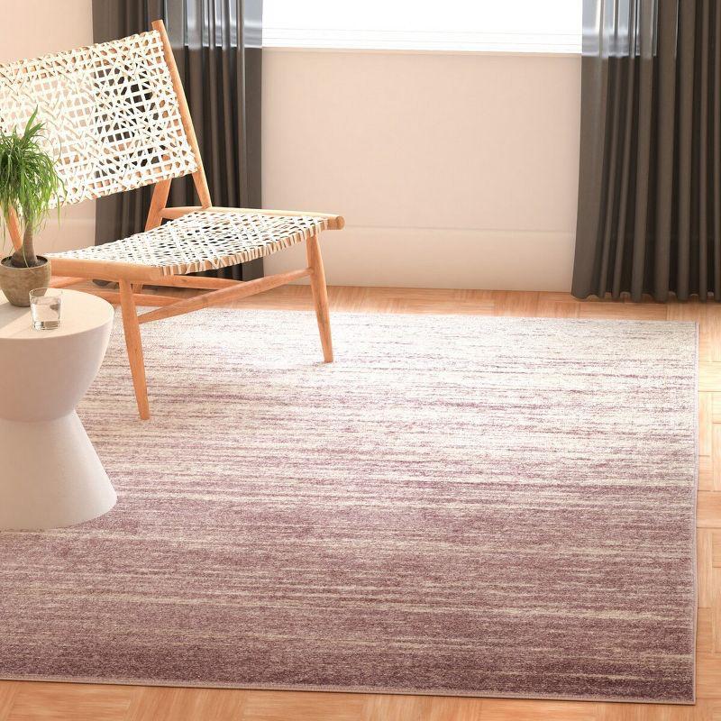 Adirondack ADR113 Machine Made Indoor Area Rug - Cream/Purple - 6'x9' - Safavieh