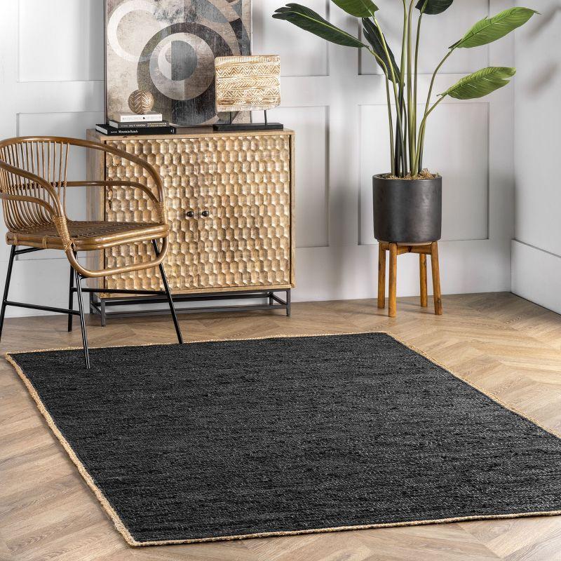 Nuloom Sabby Hand Woven Leather Flatweave Indoor Area Rug 8x10