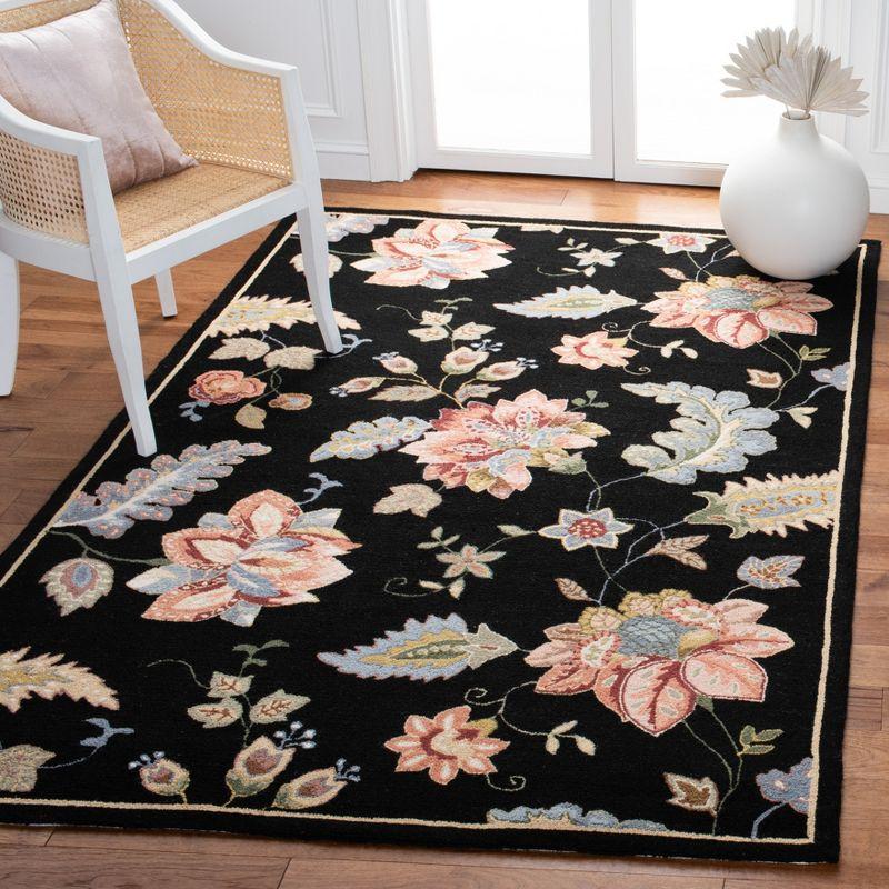 Chelsea HK306 Handmade Area Rug - 6'x9' - Black - Safavieh