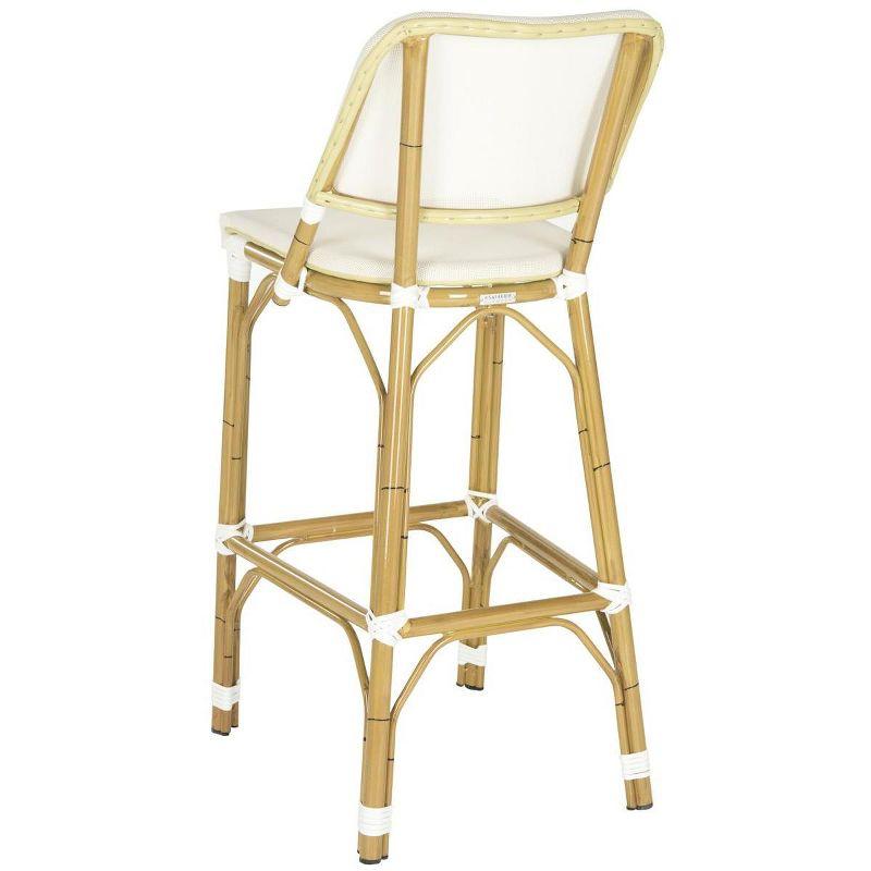 Deltana Bar Stool Brown (Indoor/Outdoor)  - Safavieh