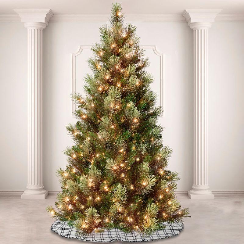 9' Green Pine Artificial Christmas Tree with Clear Lights