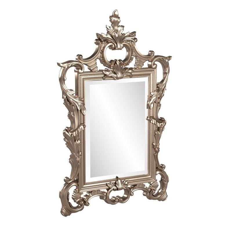 Howard Elliott 30.75"x20" Metallic Warm Ornate Framed Wall and Accent Mirror Silver