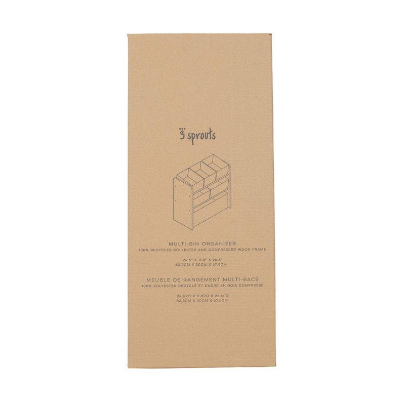 3 Sprouts - Toy Organizer Storage Unit with 6 Bins