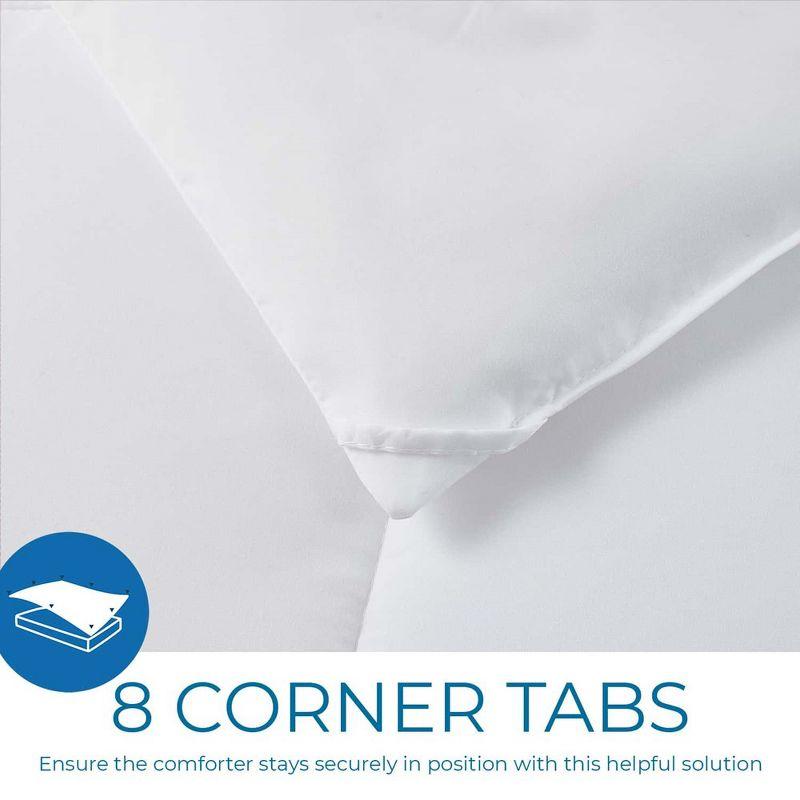 White Twin Microfiber All Season Duvet Insert