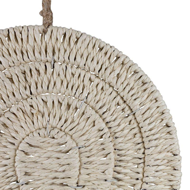 Harmony Arch Hanging Accent Seagrass & Raffia - Foreside Home & Garden