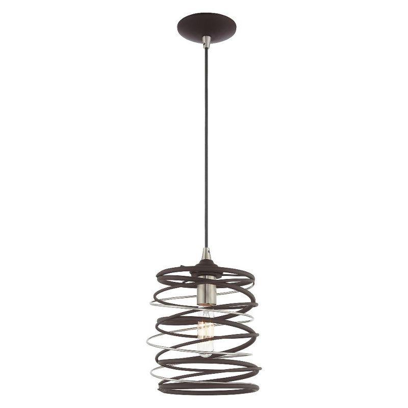 Livex Lighting Geometric 1 - Light Pendant in  Bronze