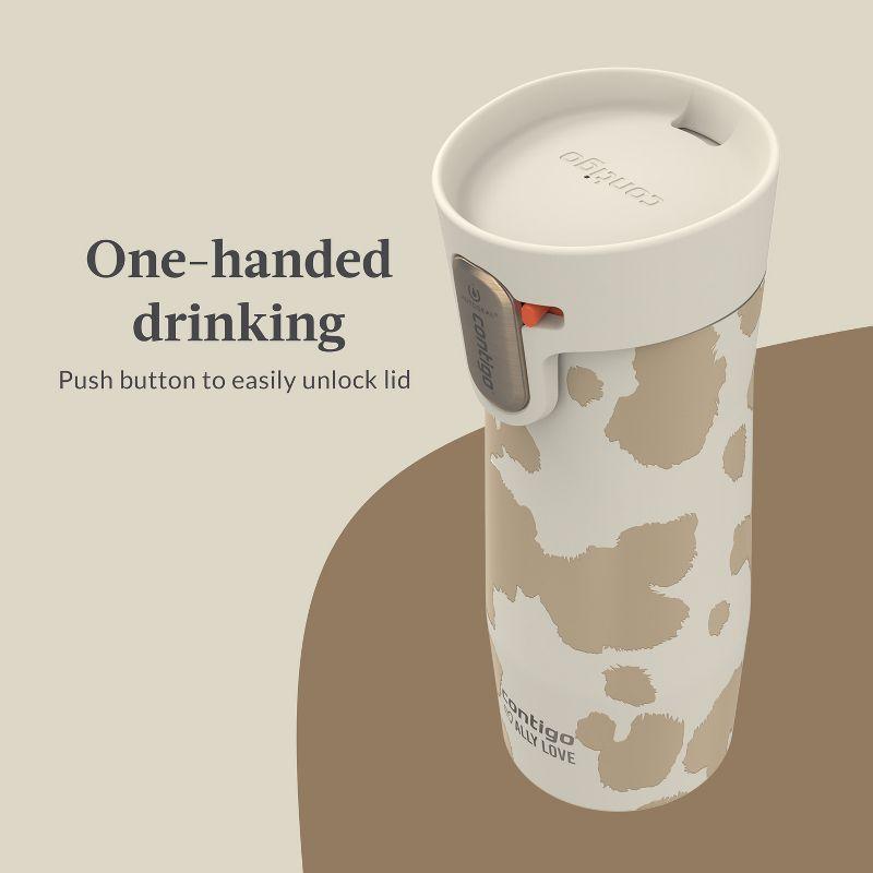 Contigo Contigo x Ally Love AUTOSEAL West Loop Vac-Insulated Stainless Steel Travel Mug+Easy-Clean Lid, 16oz