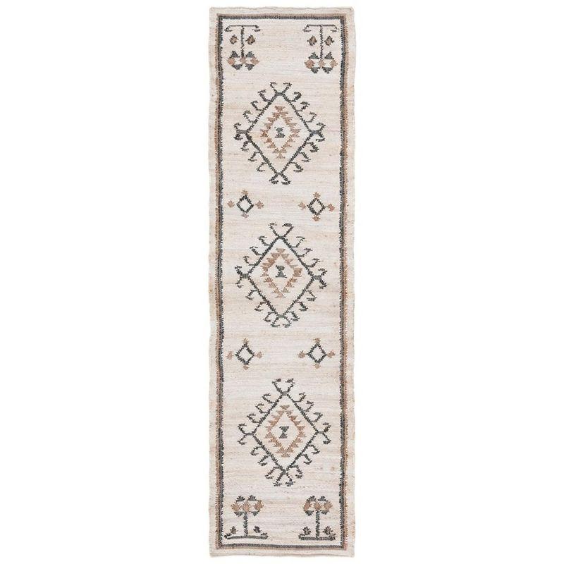 Kilim KLM762 Hand Woven Runner Rug - Ivory/Black - 2'3"x9' - Safavieh.