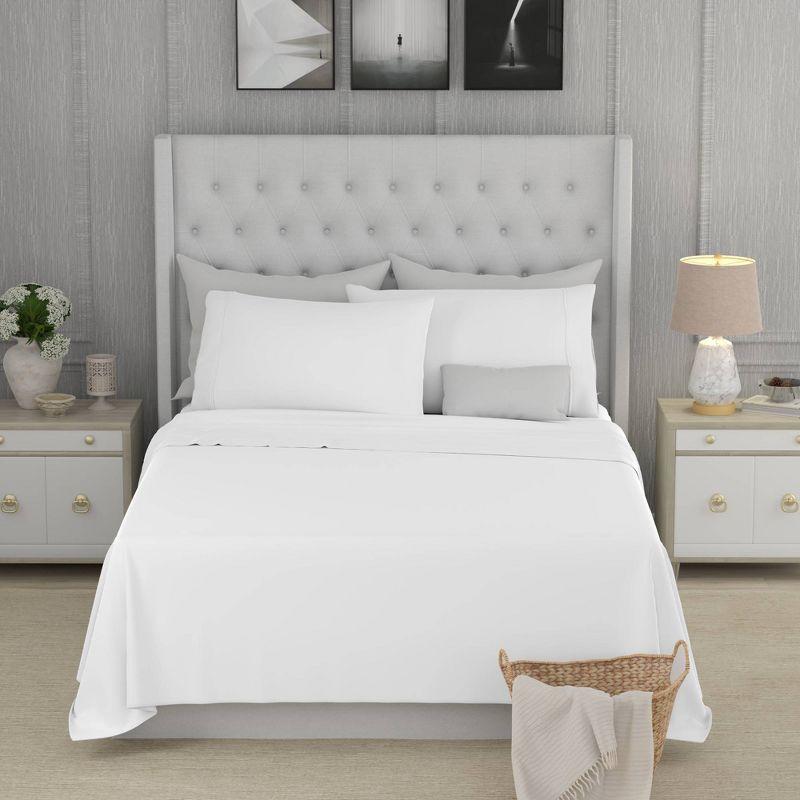 Color Sense Ultra-Soft & Silky 800TC Rich Cotton-Blend Wrinkle-Resistant Sheet Set