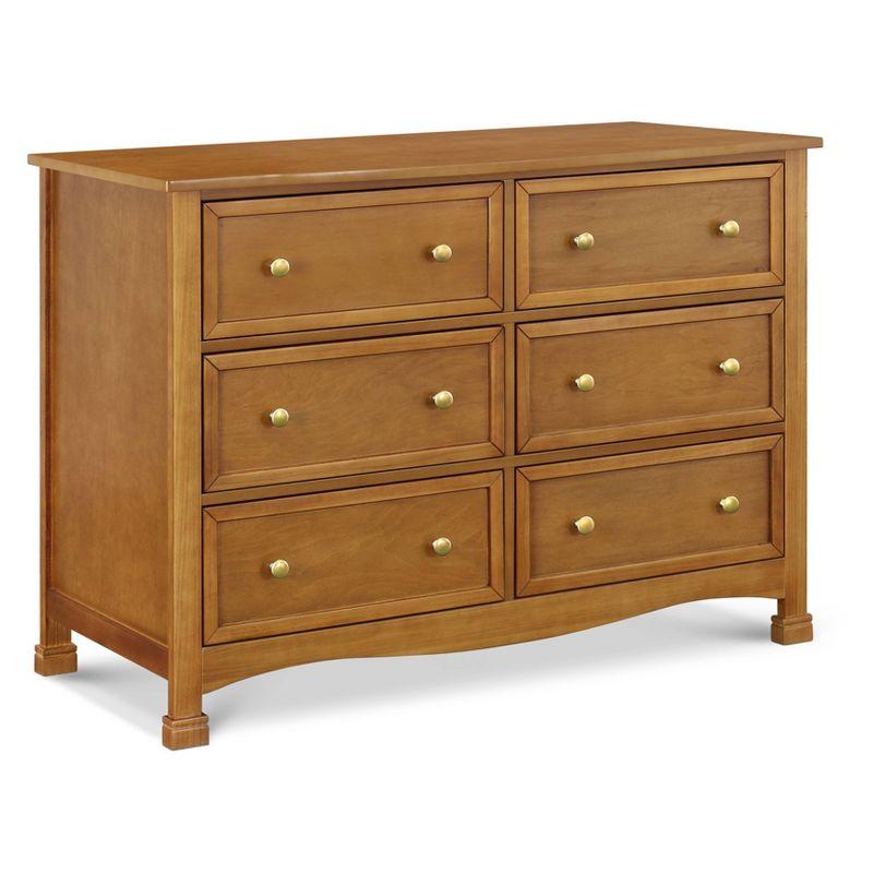 Kalani Chestnut 6-Drawer Double Wide Nursery Dresser