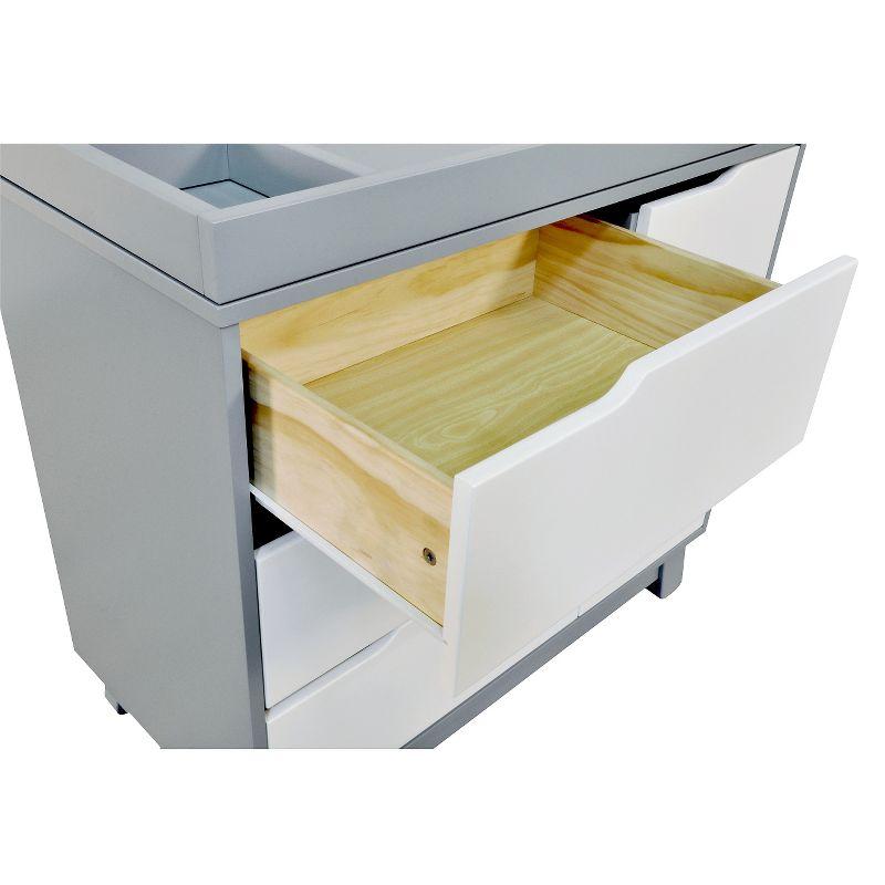 Hudson 3-Drawer Changer Dresser with Removable Changing Tray