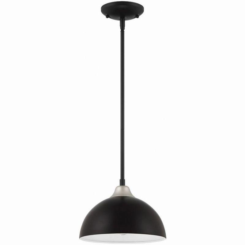 Craftmade Lighting Kahn 1 - Light Pendant in  Midnight/Satin Aluminum