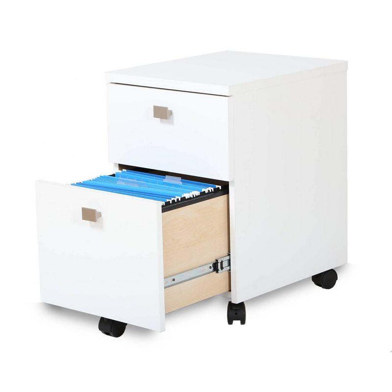 Interface 2 Drawer Mobile File Cabinet - South Shore