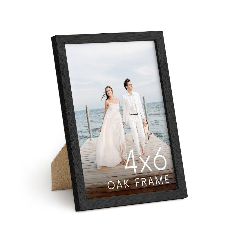 Haus and Hues Oak Wood Single Picture Frame