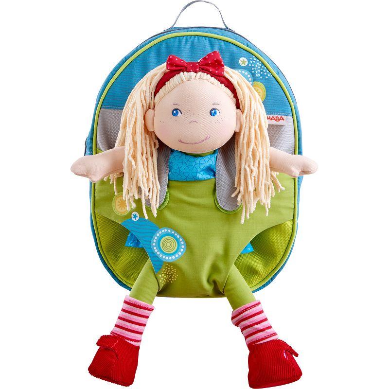 HABA Doll Backpack Summer Meadow - Fits 12" Soft Dolls