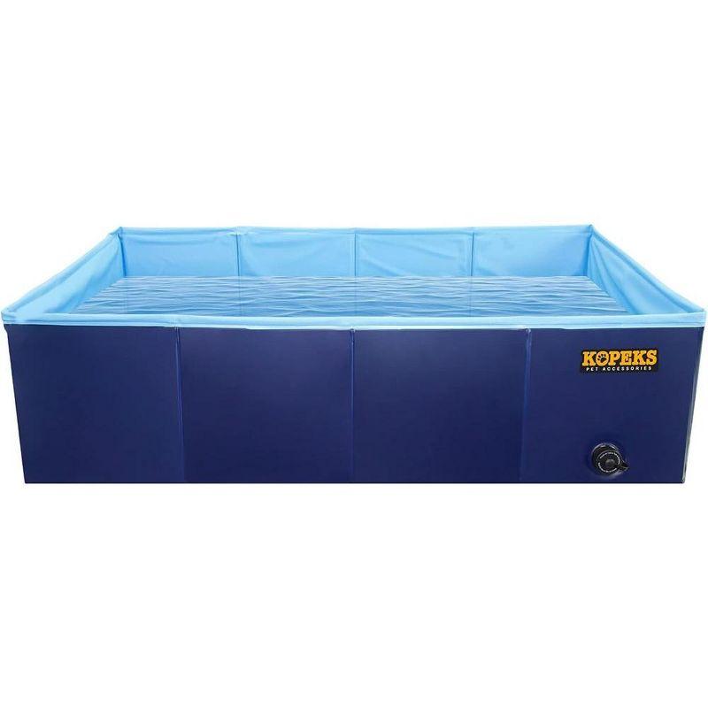 KOPEKS Portable Pool - Square - Blue - Medium