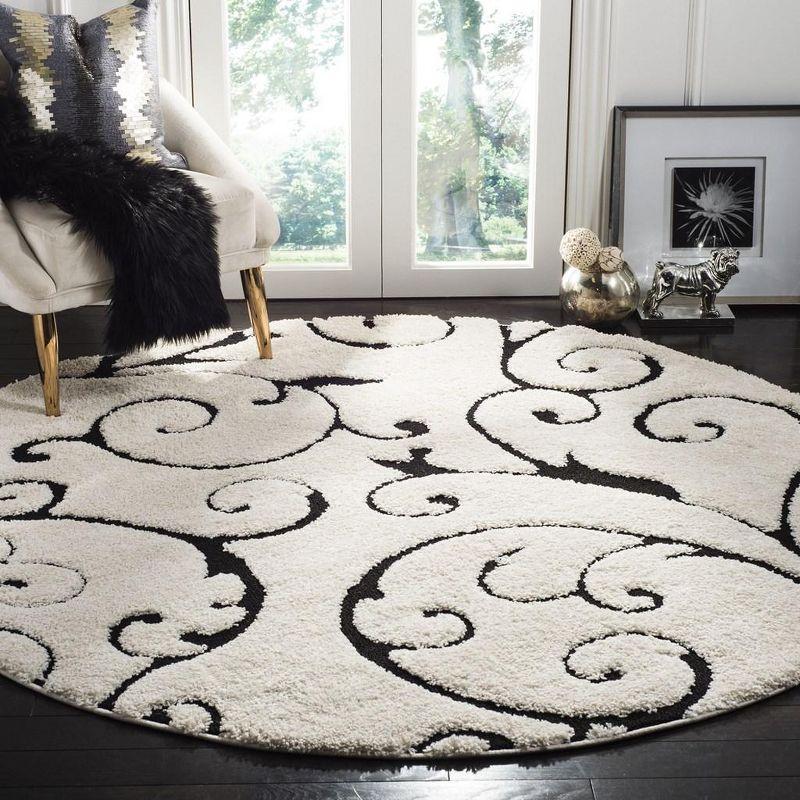 Florida Shag SG455 Power Loomed Area Rug  - Safavieh