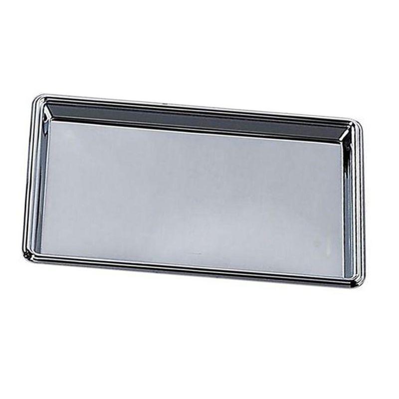 Nickel Plated Stainless Steel 12x8 Rectangular Tray