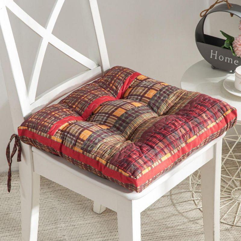 Barefoot Bungalow Quilted Reversible Indoor Chair Pad Cushion & Reviews | Wayfair