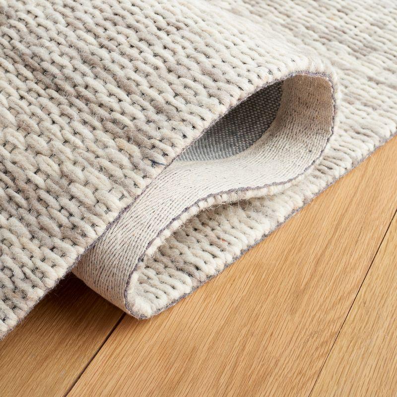 Marbella MRB311 Hand Woven Indoor Area Rug - Grey/Beige - 5'x8' - Safavieh