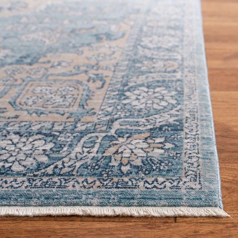 Victoria VIC902 Power Loomed Accent Rug - Blue/Grey - 3'x5' - Safavieh.