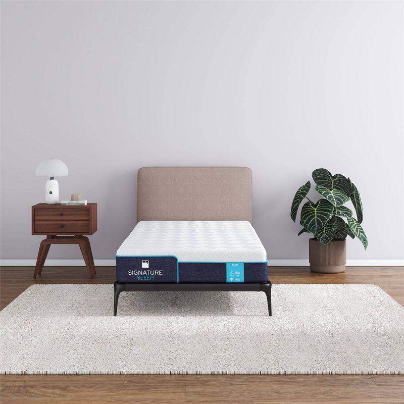 Signature Sleep Bliss 8" Charcoal Cool Gel Memory Foam Mattress