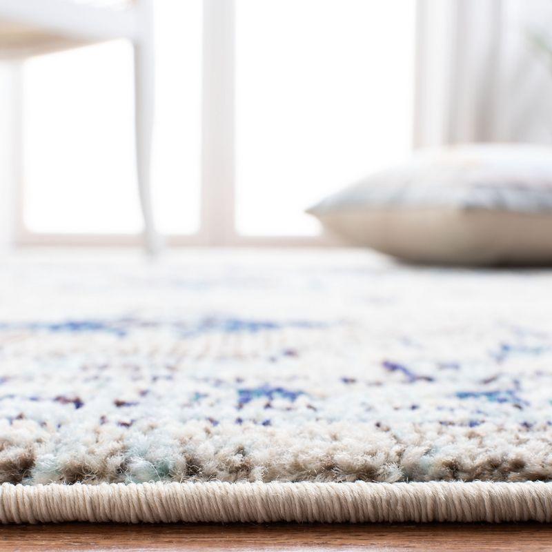 Madison MAD473 Power Loomed Indoor Area Rug - Ivory/Light Blue - 8'x10' - Safavieh