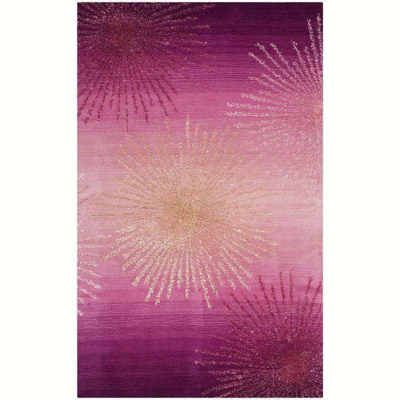 Soho SOH712 Hand Tufted Indoor Area Rug - Pink - 5'x8' - Safavieh.