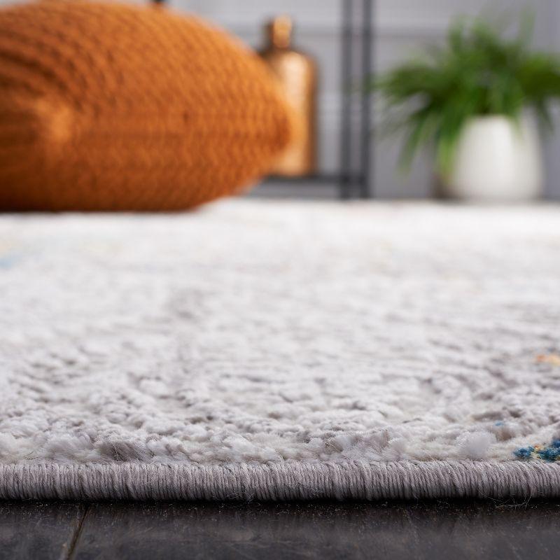 Amelia ALA279 Power Loomed Area Rug - Gray/Blue Gold - 5'5"x7'7" - Safavieh.