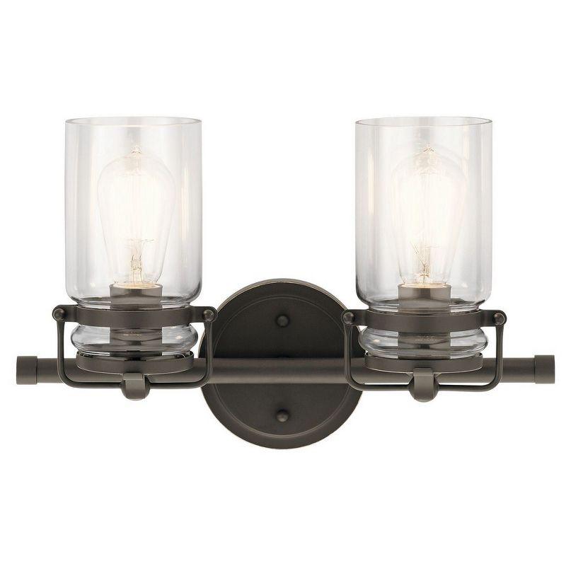 Kichler Lighting Brinley 2 - Light Vanity ,  Olde Bronze