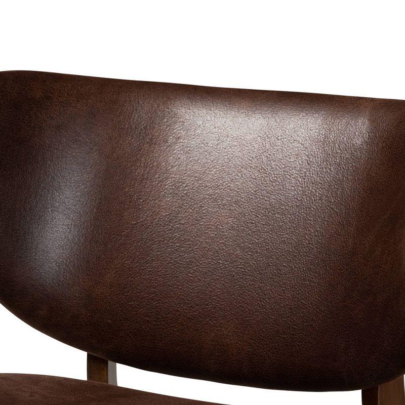 Faux Leather Side Chair