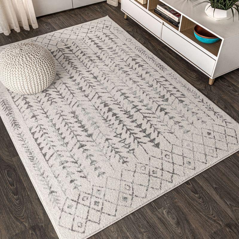 Ziri Moroccan Geometric Area Rug - JONATHAN Y